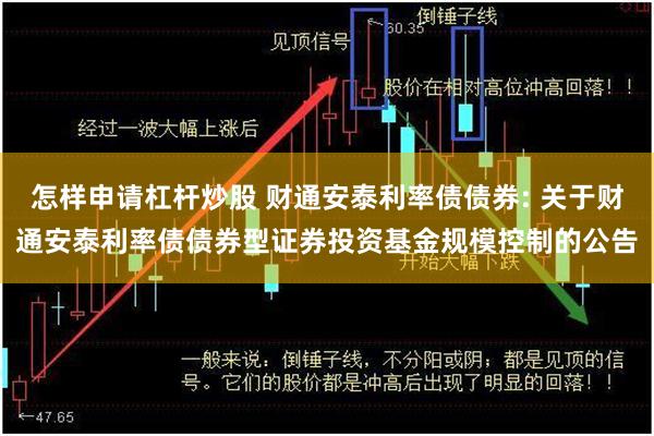 怎样申请杠杆炒股 财通安泰利率债债券: 关于财通安泰利率债债券型证券投资基金规模控制的公告