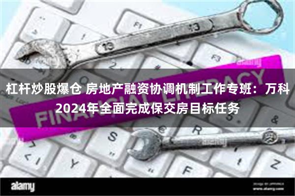 杠杆炒股爆仓 房地产融资协调机制工作专班：万科2024年全面完成保交房目标任务